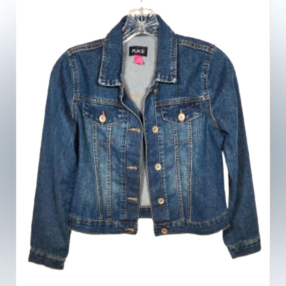 The Children's Place Girls Denim Jacket, Size 10/12